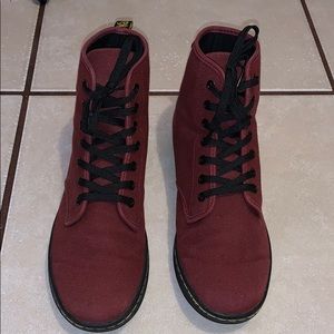 Burgundy Dr. Martens